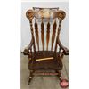 Image 1 : Rocking Chair (45"H x 24"W x 33"D) (SEE PICS!)