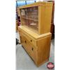 Image 9 : Knechtel Homewood Furniture Buffet & Hutch (Style 4011) (Total Measures 58-3/4"H x 47-3/4"W x 17-1/2