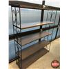 Image 1 : Metal / Wrought Iron Shelving Unit (5 Shelves) (47"H x 37"W x 9-1/2"D) (SEE PICS!)