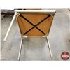 Image 5 : Folding Table (Yellow Top) (26-1/2"H x 30"W x 30"D) (SEE PICS!)