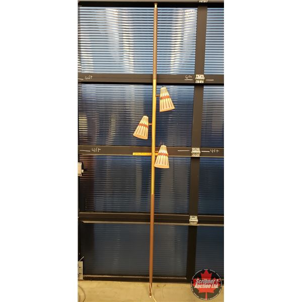Mid Century Tension Pole Lamp (103"H Total) (SEE PICS!)