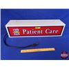 Image 1 : Light Up Box Sign "Patient Care Mutual Drug" (6-1/4"H x 25-1/4"W x 6-1/4"D) (Not working - May Need 