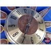 Image 6 : Mid Century Wall Clock "United" (Missing Trim on One Arm) (25") (SEE PICS!)