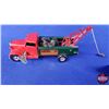 Image 3 : Wind Up Toy Service Tow Truck "MINIC TRIANG TOYS" (3"H x 6-1/2"W x 2"D) (SEE PICS!)
