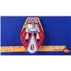 Image 4 : Tin Toy Race Boat (Japan) (2-1/2"H x 12"W x 4-1/2"D) (SEE PICS!)