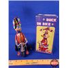 Image 1 : Duck on Bike Tin Toy with Orig Box (Box Measures: 8"H x 4"W x 4"D) (SEE PICS!)