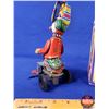 Image 4 : Duck on Bike Tin Toy with Orig Box (Box Measures: 8"H x 4"W x 4"D) (SEE PICS!)
