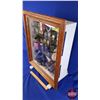 Image 3 : Glass Front Display Cabinet with Contents (Cobbler Supplies, Nails, Awl, Tacs, etc!) (26"H x 20-1/2"