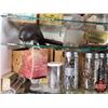 Image 8 : Glass Front Display Cabinet with Contents (Cobbler Supplies, Nails, Awl, Tacs, etc!) (26"H x 20-1/2"