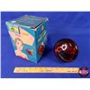 Image 2 : General Electric RED BOWL HEAT LAMP WITH Original Box (7-1/2"H x 5-1/2"W x 5-1/2"D) (SEE PICS!)