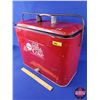 Image 2 : "Things Go Better with Coke" Picnic/Airline Cooler (16-1/2"H x 19"W x 9"D) (SEE PICS!)