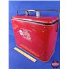 Image 3 : "Things Go Better with Coke" Picnic/Airline Cooler (16-1/2"H x 19"W x 9"D) (SEE PICS!)