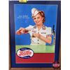Image 2 : Pepsi:Cola Cardboard Promotional Sign (Framed/Matted) (24"H x 18"W) (SEE PICS!)