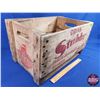 Image 1 : "DRINK Stubby" Wood Bottle Crate (Brandon Manitoba) (10-1/2"H x 18-1/2"W x 12"D) (SEE PICS!)