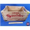 Image 3 : "DRINK Stubby" Wood Bottle Crate (Brandon Manitoba) (10-1/2"H x 18-1/2"W x 12"D) (SEE PICS!)