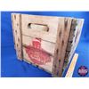 Image 4 : "DRINK Stubby" Wood Bottle Crate (Brandon Manitoba) (10-1/2"H x 18-1/2"W x 12"D) (SEE PICS!)