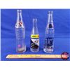Image 1 : Bottle Trio : Pure Spring; Rachal's Beverages ; Tall (Tallest Bottle Measures: 9-1/2"H) (SEE PICS!)