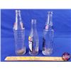 Image 2 : Bottle Trio : Pure Spring; Rachal's Beverages ; Tall (Tallest Bottle Measures: 9-1/2"H) (SEE PICS!)