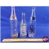 Image 3 : Bottle Trio : Pure Spring; Rachal's Beverages ; Tall (Tallest Bottle Measures: 9-1/2"H) (SEE PICS!)
