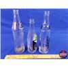 Image 4 : Bottle Trio : Pure Spring; Rachal's Beverages ; Tall (Tallest Bottle Measures: 9-1/2"H) (SEE PICS!)
