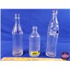 Image 1 : Bottle Trio :  (Tallest Bottle Measures: 10"H) (SEE PICS!)