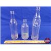 Image 2 : Bottle Trio :  (Tallest Bottle Measures: 10"H) (SEE PICS!)