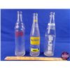 Image 1 : Bottle Trio : Big ; NuGrape ; Mr. Pibb (Tallest Bottle Measures: 10"H) (SEE PICS!)