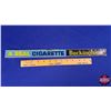 Image 1 : Store Display Advertising : Tin Frame with Cardboard Insert "A REAL CIGARETTE Buckingham" (1-1/4"H x