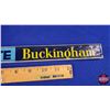 Image 3 : Store Display Advertising : Tin Frame with Cardboard Insert "A REAL CIGARETTE Buckingham" (1-1/4"H x