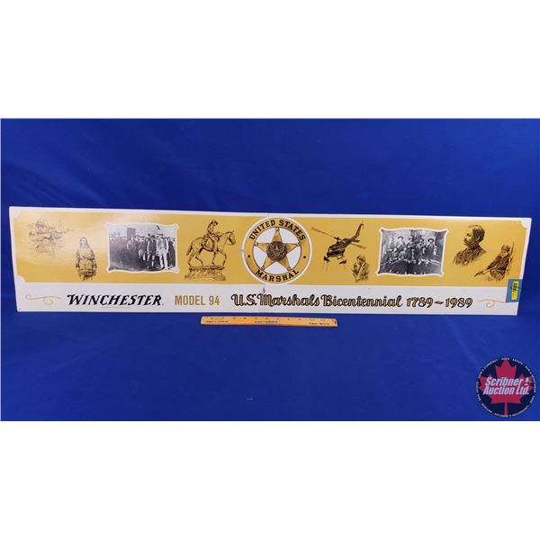 Gun Box Sleeve for WINCHESTER Model 94 U.S. Marshals Bicentennial 1789-1989 (Sleeve Only) (Has been 