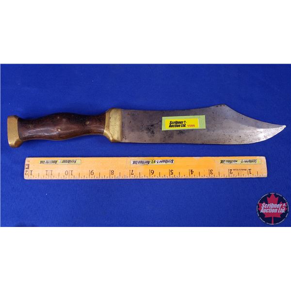 Bowie Knife "JMC G 1992" Engraved (Total Length 14-1/4") (SEE PICS!)