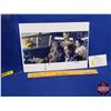 Image 1 : STAR WARS Cast Signed Photo: Harrison Ford; Carrie Fisher; Peter Mayhew (Chewbacca) (8x10) (with COA