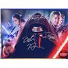 Image 2 : STAR WARS Cast Signed Photo: Adam Driver; Daisy Ridley & John Boyega (8x10) (with COA) (SEE PICS!)