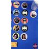 Image 2 : 1995 Batman McDonald's Pog Collection (36) with 10 Easter Seals (SEE PICS!)
