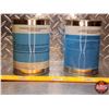Image 4 : OIL TINS (2) : Mobil Jet Oil II (5-1/2"H x 4"Dia) (SEE PICS!)