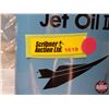Image 8 : OIL TINS (2) : Mobil Jet Oil II (5-1/2"H x 4"Dia) (SEE PICS!)