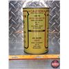 Image 3 : OIL TIN: MECHANISM OIL FOR BEATTY ELECTRIC AND ENGINE DRIVE WASHERS (6-1/2"H x 4"Dia) (SEE PICS!)