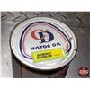Image 7 : OIL TIN: GENUINE RED RAM MOTOR OIL (FULL)  (6-1/2"H x 4"Dia) (SEE PICS!)