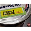 Image 9 : OIL TIN: GENUINE RED RAM MOTOR OIL (FULL)  (6-1/2"H x 4"Dia) (SEE PICS!)