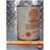 Image 3 : OIL TIN: LUBRIPLATE SUPER HDS MOTOR OIL (FULL)  (5-1/2"H x 4"Dia) (SEE PICS!)
