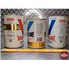 Image 3 : OIL TINS (3): VALVOLINE - Variety (2 Cardboard & 1 Tin) (Largest ~ Tin 6-1/2"H x 4"Dia) (SEE PICS!)