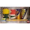 Image 3 : OIL TINS (4): CO-OP - Variety (6-1/2"H x 4"Dia) (SEE PICS!)