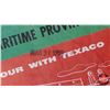 Image 3 : MAPS (4): TEXACO (Quebec/Maritime Provinces & North/South Dakota) (9" x 4") (SEE PICS!)