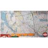 Image 4 : MAPS (4): TEXACO (Quebec/Maritime Provinces & North/South Dakota) (9" x 4") (SEE PICS!)