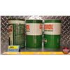 Image 3 : OIL TINS (3): CASTROL - Variety (2 FULL Cardboard & 1 Tin Empty) (6-1/2"H x 4"Dia) (SEE PICS!)