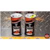 Image 1 : OIL TINS (2): BOWES 500 OIL TREATMENT (Both FULL) (4-3/4"H x 2-1/2"Dia) (SEE PICS!)