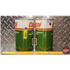 Image 5 : OIL TINS (2): CASTROL AUTOMATIC TRANSMISSION FLUID TQ (Both FULL) (6-1/2"H x 4"Dia) (SEE PICS!)