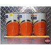 Image 3 : OIL TINS (3): B/A PEERLESS MOTOR OIL (6-1/2"H x 4"Dia) (SEE PICS!)