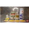 Image 2 : Collector Combo: Funnel ; Castrol Tin ; McCulloch Tin (FULL); Gulfsport 40 Tin (Tallest 7-1/4"H) (SE