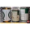Image 5 : OIL TINS (3): QUAKER STATE - Variety (Tallest 6-1/2"H x 4"Dia) (SEE PICS!)